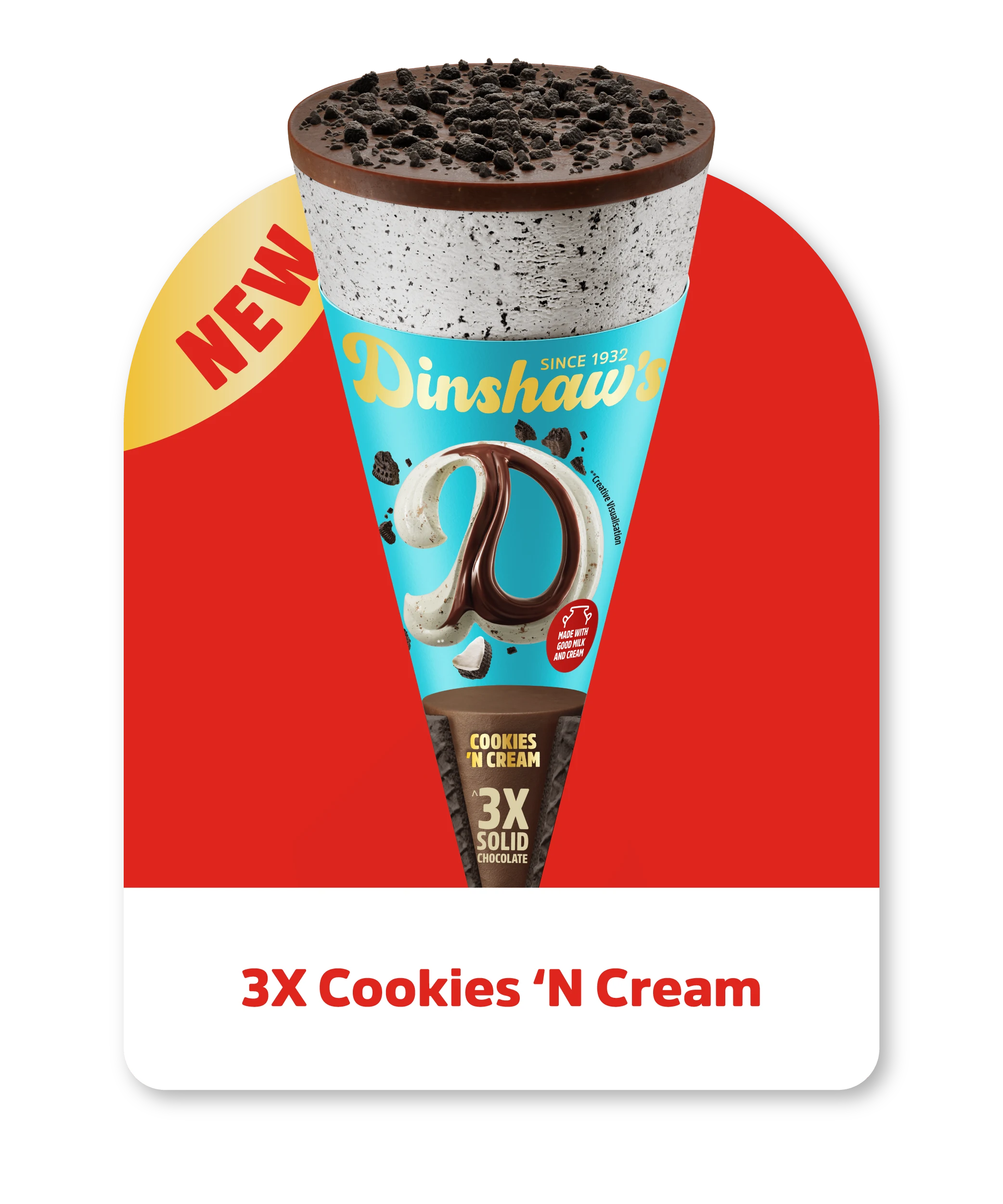 3X Cookies & Cream