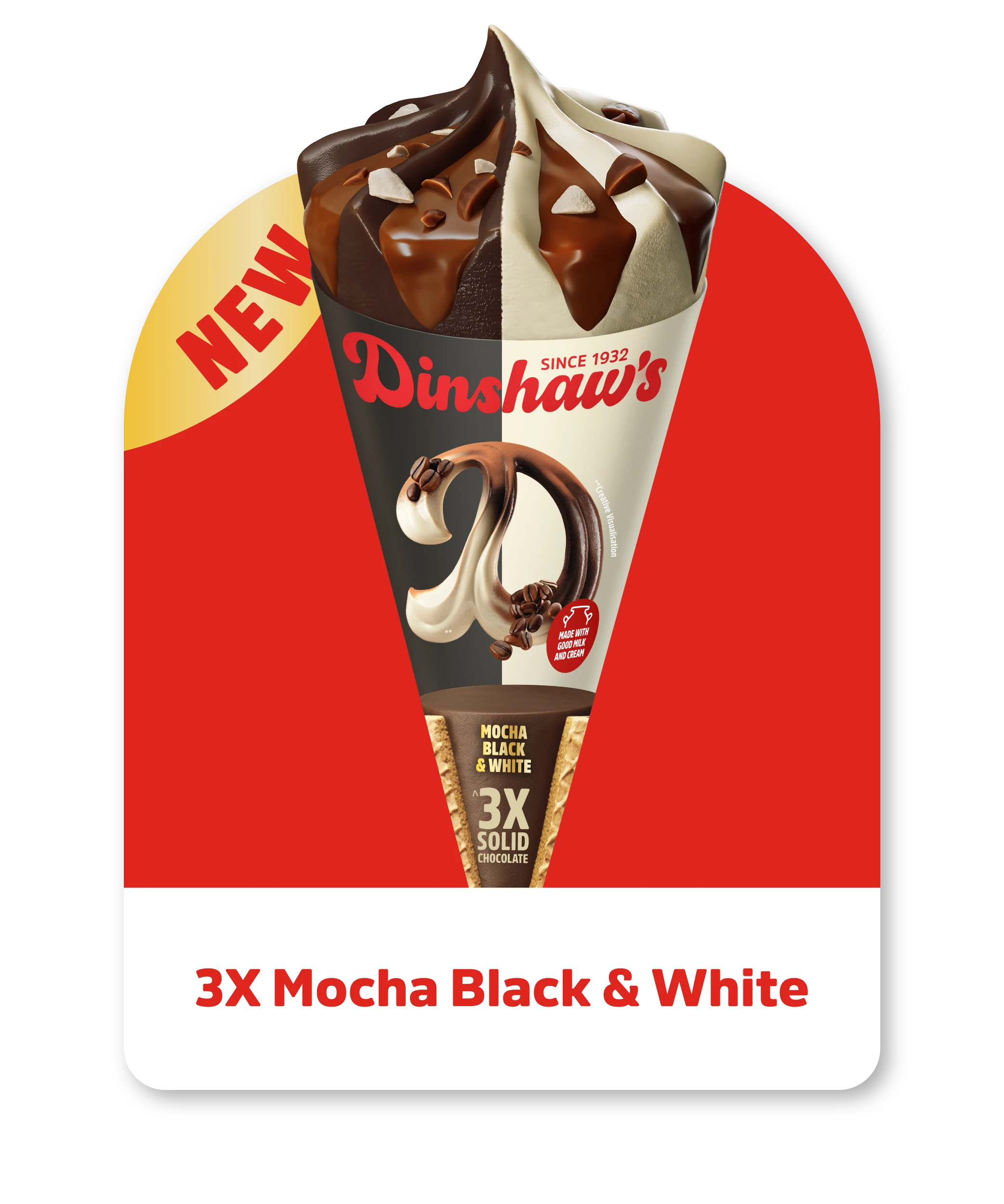 3X Mocha Black & White