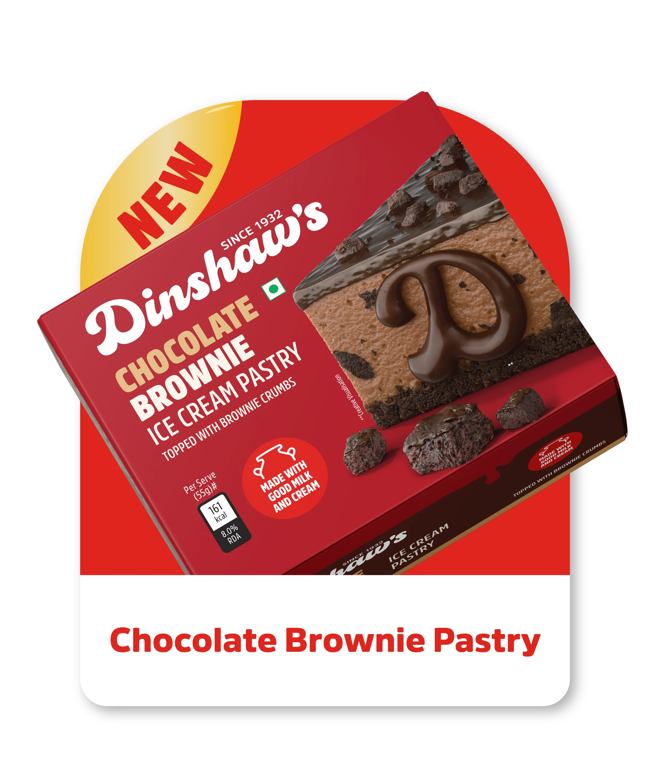 Chocolate brownie pastry